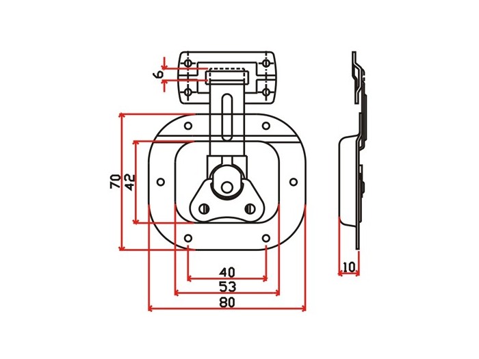 工具箱锁J002F+J104F