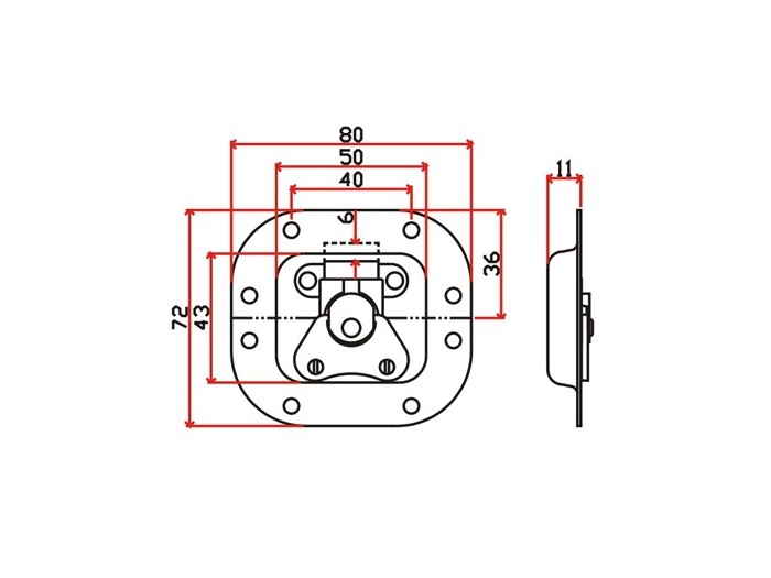 工具箱锁J003F+J101F