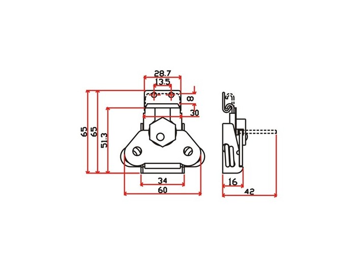 工具箱锁J901F