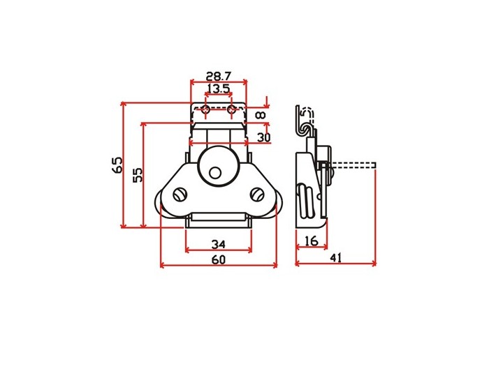 工具箱锁J601F