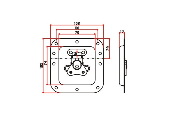 工具箱锁J008F+J105F