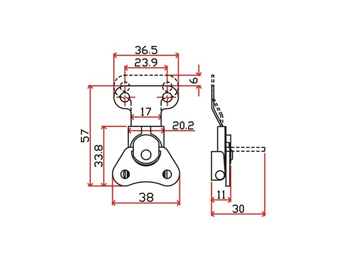 工具箱锁J110F